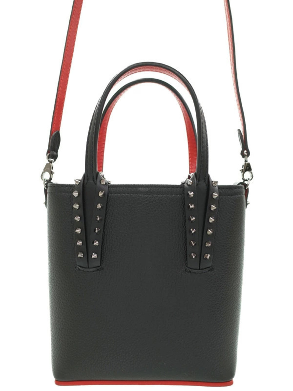 Christian Louboutin CABATA Handbag Studded Black